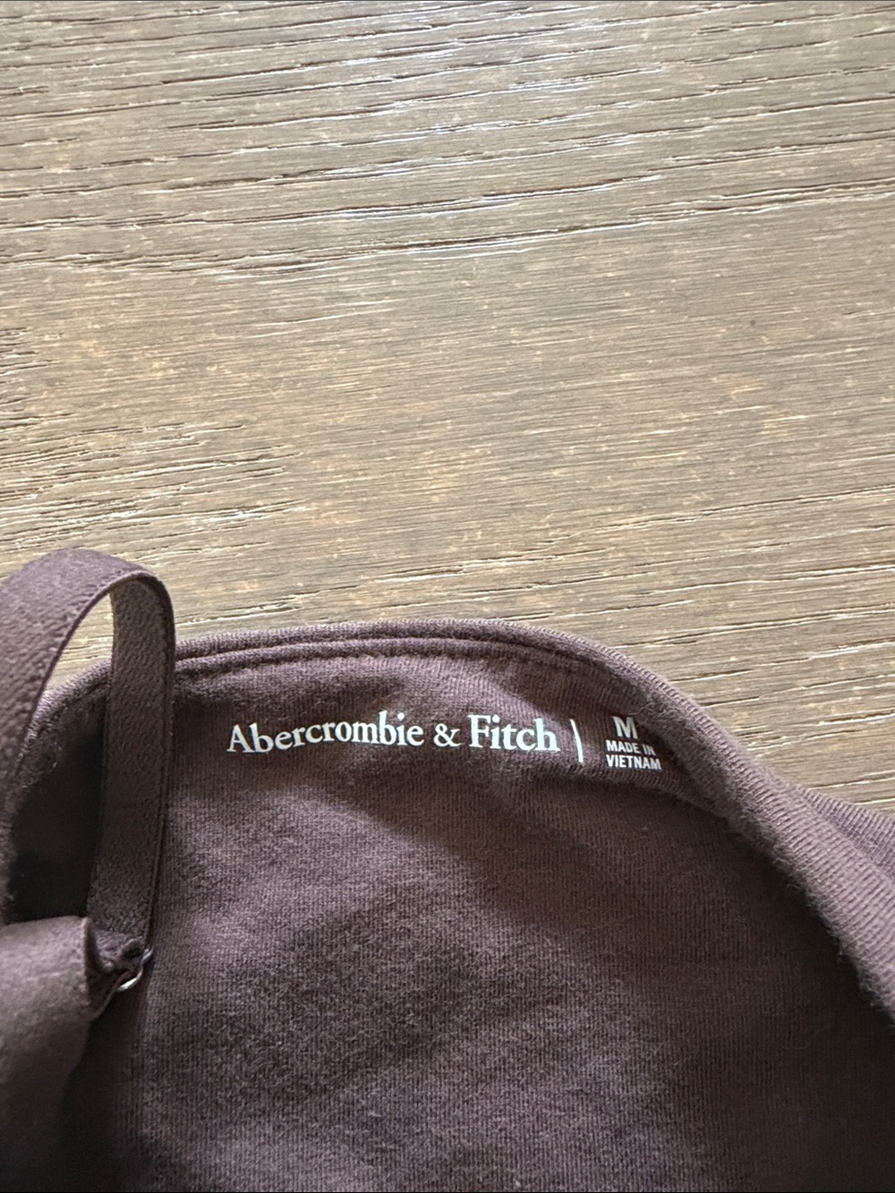 Abercrombie & Fitch Bra Free Sweetheart Bodysuit Tank Top in Brown | M - Picture 5 of 5